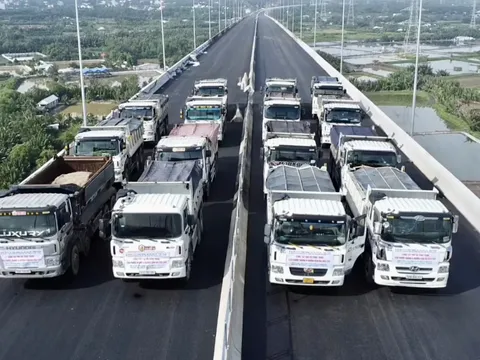 Đang thử tải cầu Phước Khánh nối Đồng Nai - TP.HCM