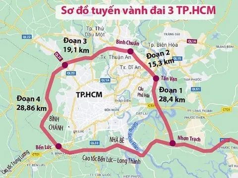 Thống nhất đầu mối thực hiện dự án đầu tư hoàn thiện đường Vành đai 3 TP Hồ Chí Minh