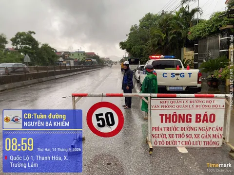 Cục Đường bộ Việt Nam yêu cầu chủ động ứng phó mưa lớn, lốc, sét
